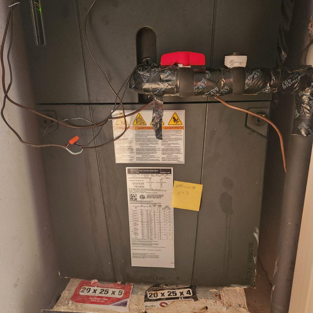 HVAC control wiring and electrical work for a Greater Inwood home